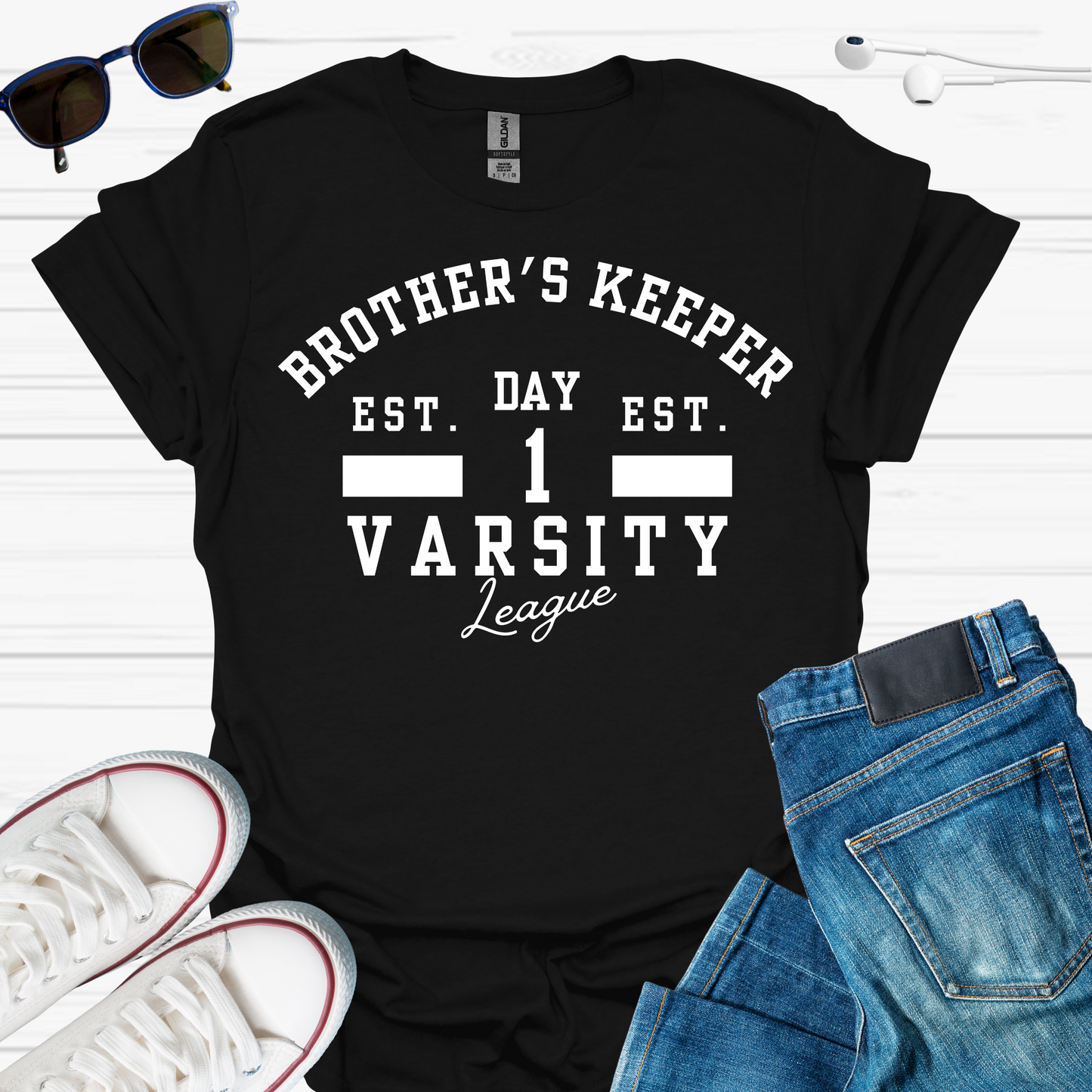 Brother's Keeper Varsity T-Shirt