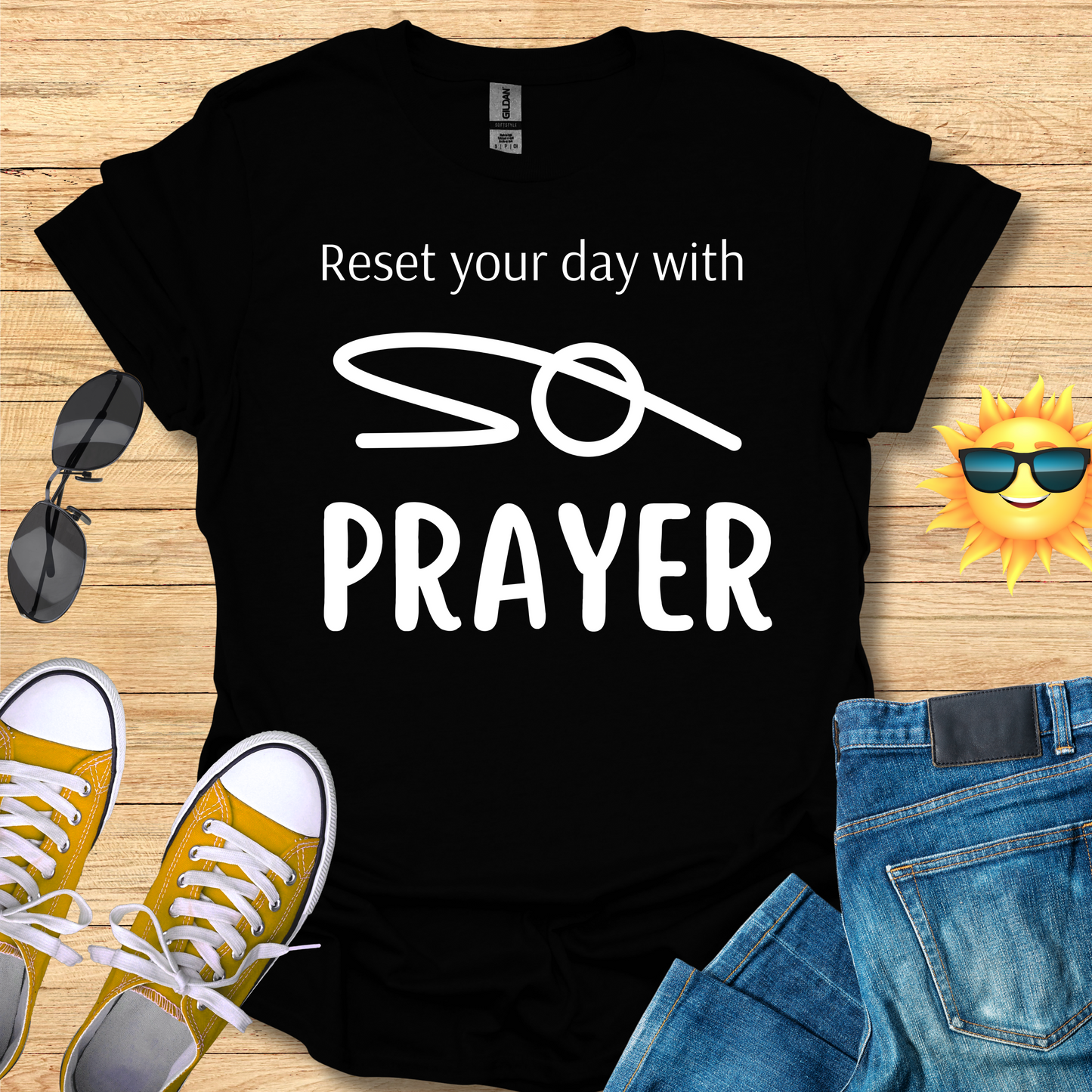 Reset Your Day With PRAYER T-Shirt