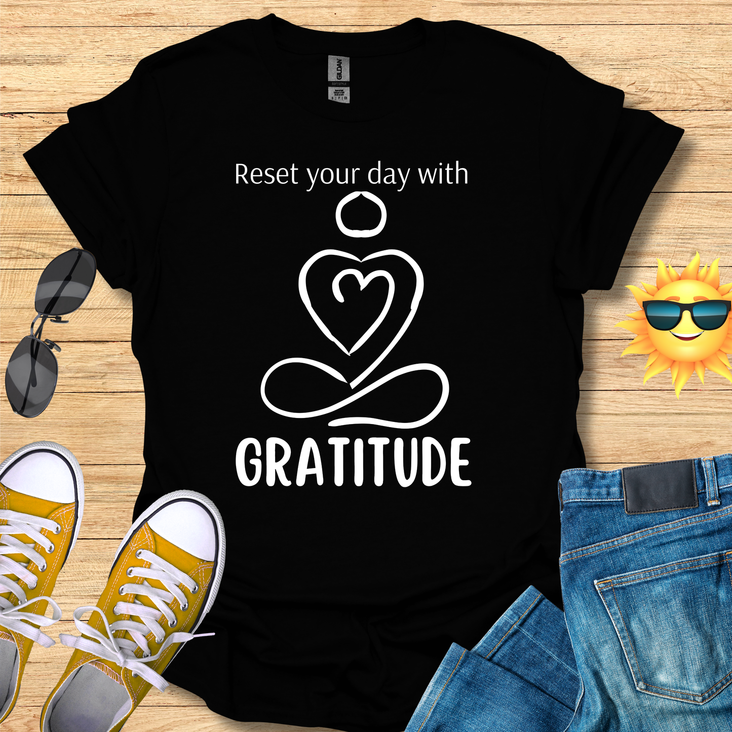 Reset Your Day With Gratitude T-Shirt