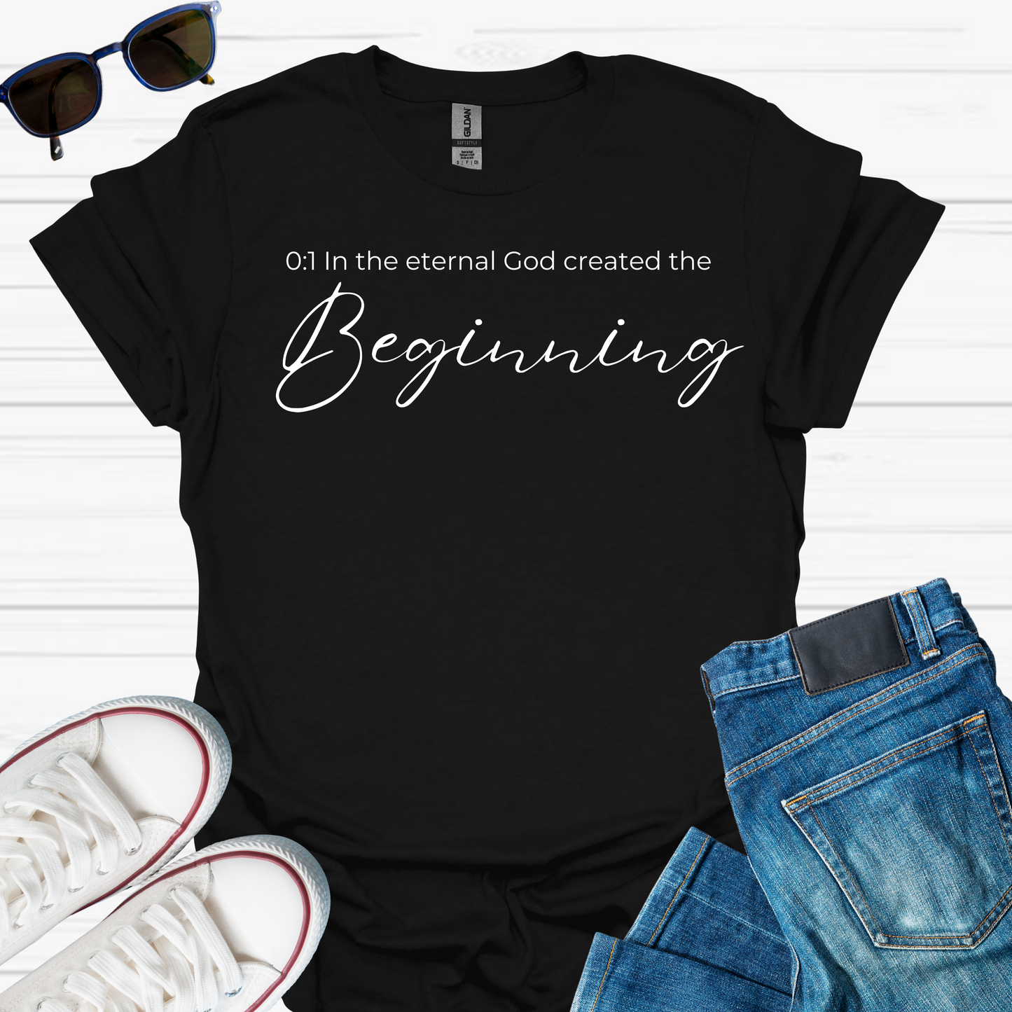 In The Eternal God Created The Beginning. T-Shirt