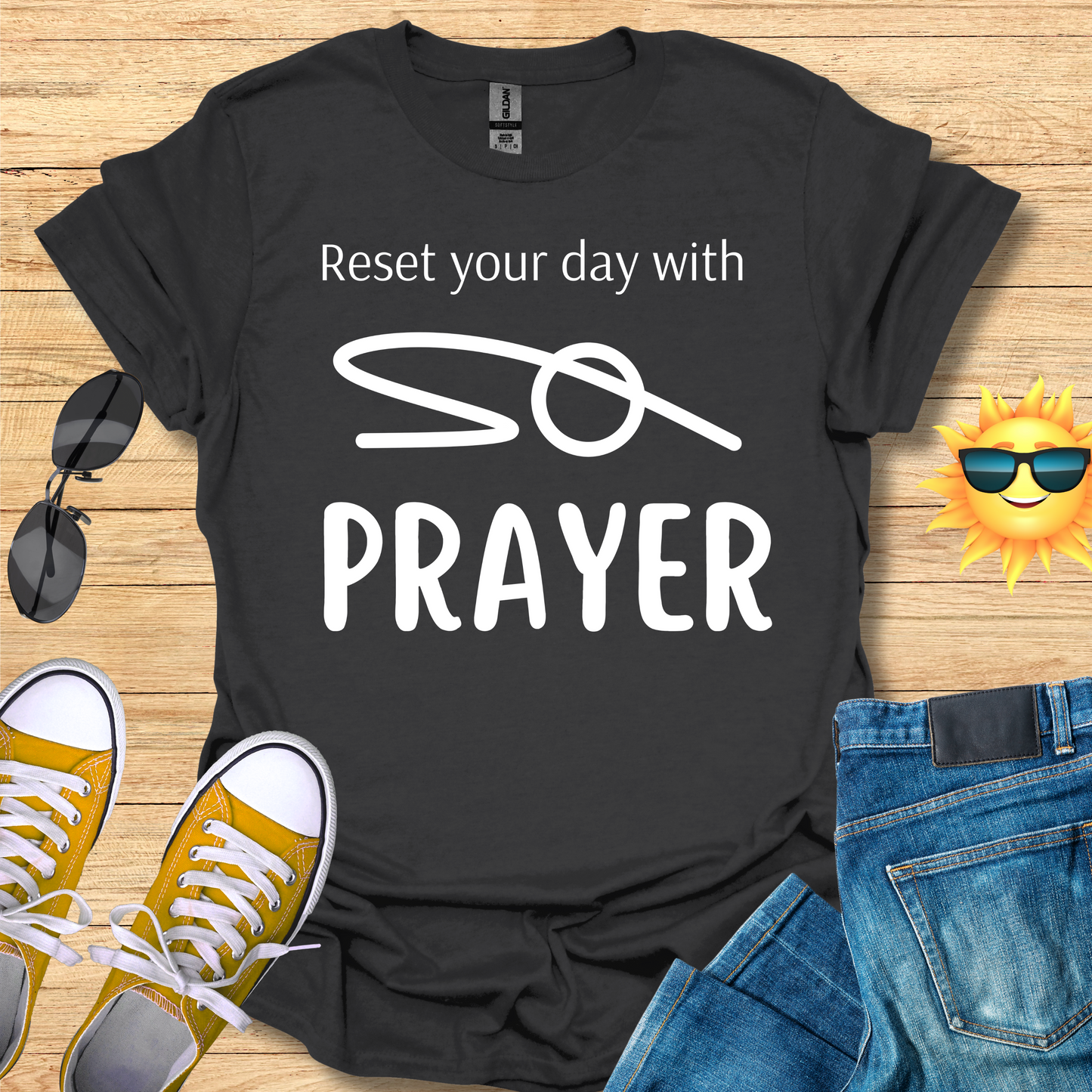 Reset Your Day With PRAYER T-Shirt