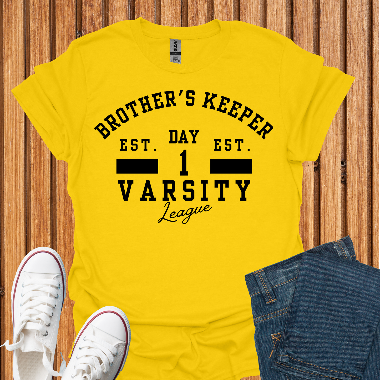 Brother's Keeper Varsity T-Shirt