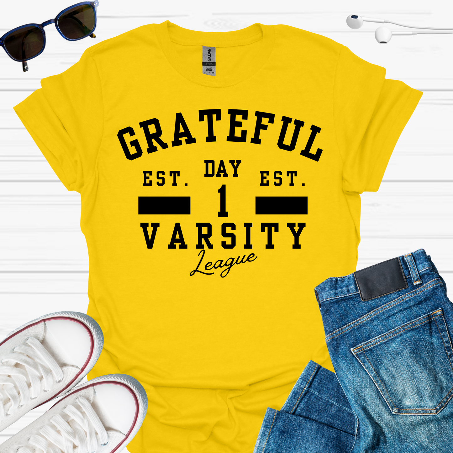 Grateful Varsity T-Shirt