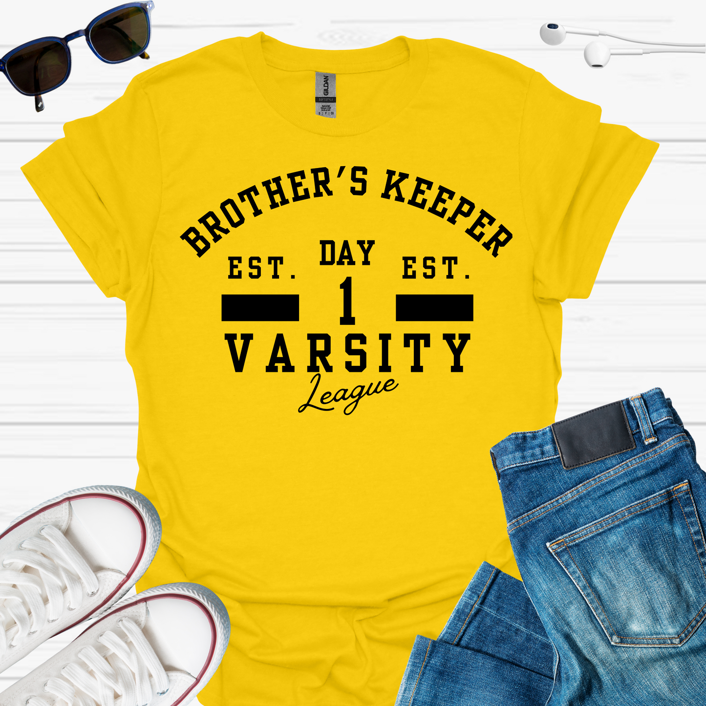 Brother's Keeper Varsity T-Shirt