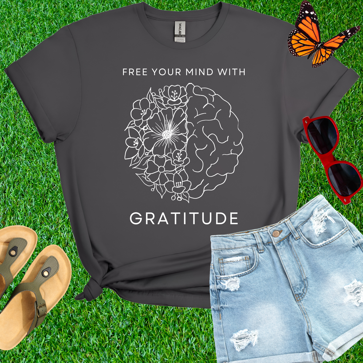 Free Your Mind With Gratitude T-Shirt