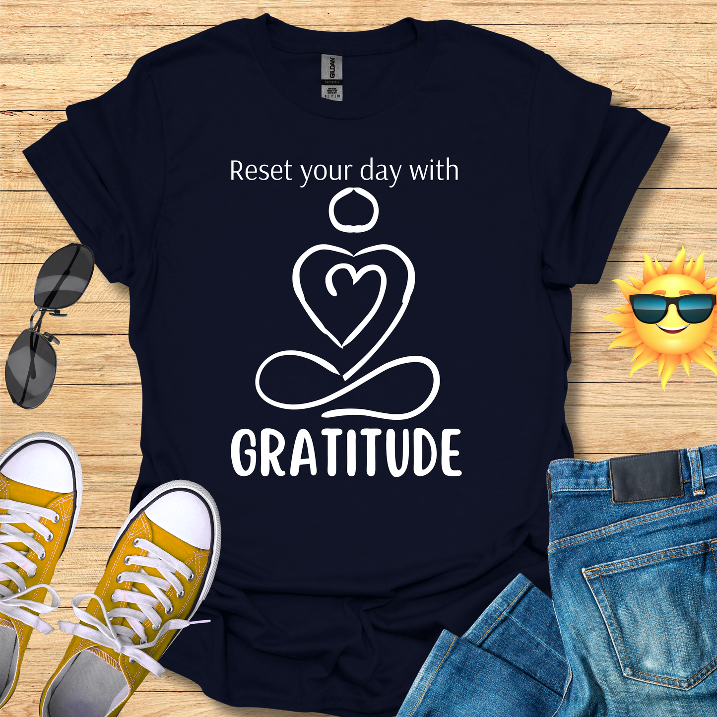 Reset Your Day With Gratitude T-Shirt