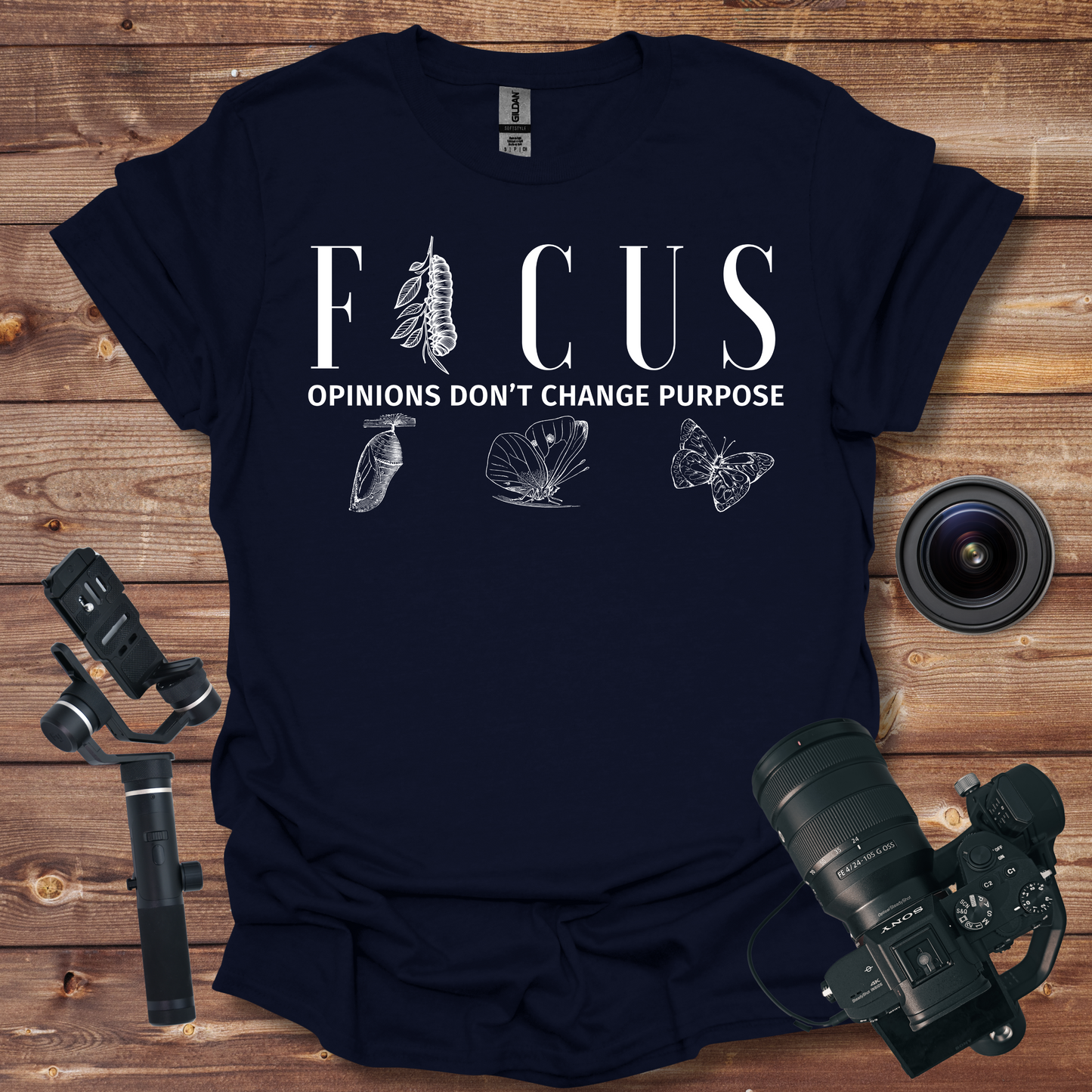 Focus - Butterfly Transformation T-Shirt