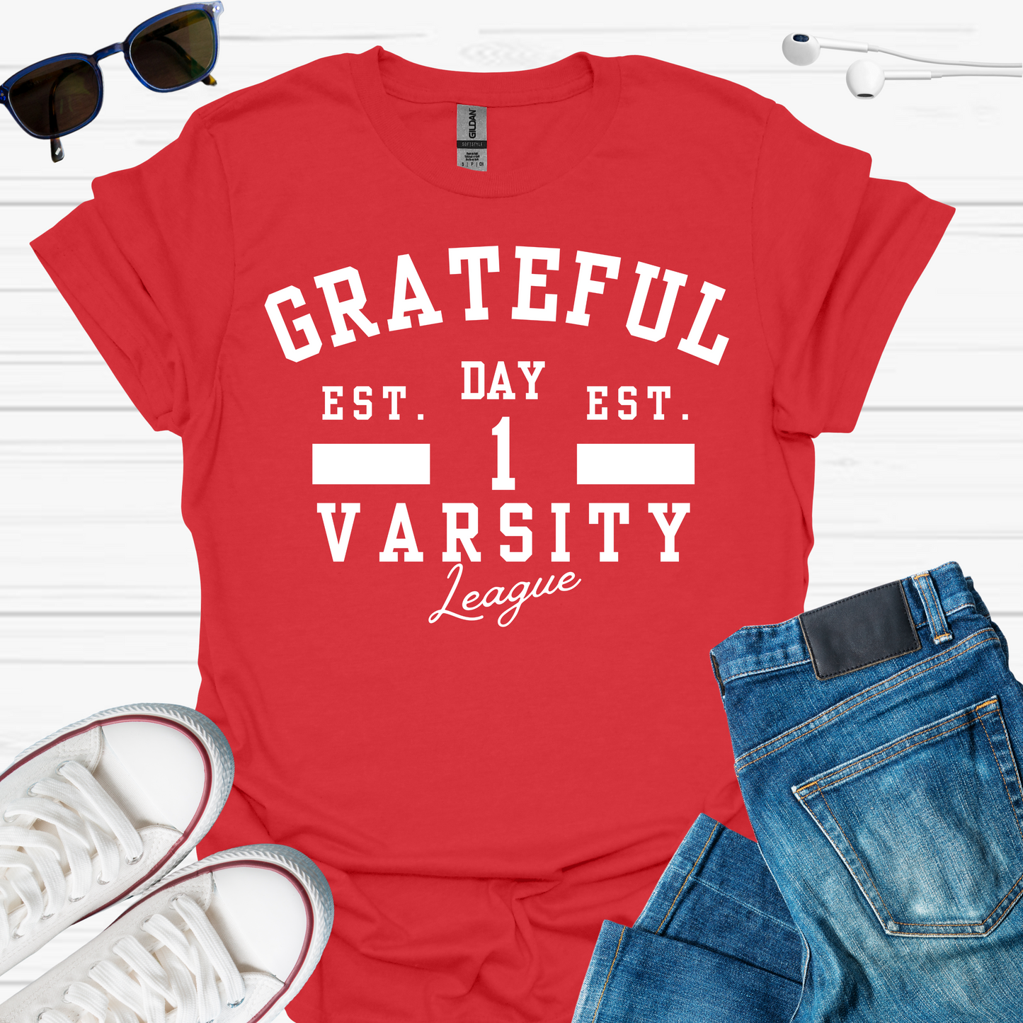 Grateful Varsity T-Shirt
