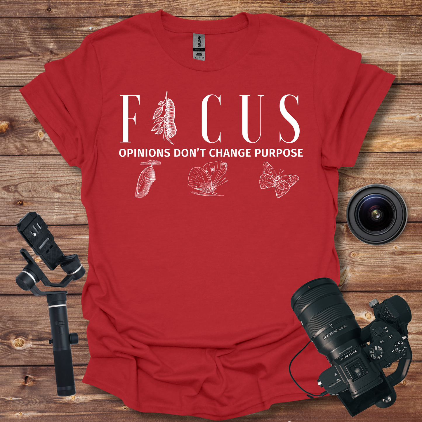 Focus - Butterfly Transformation T-Shirt