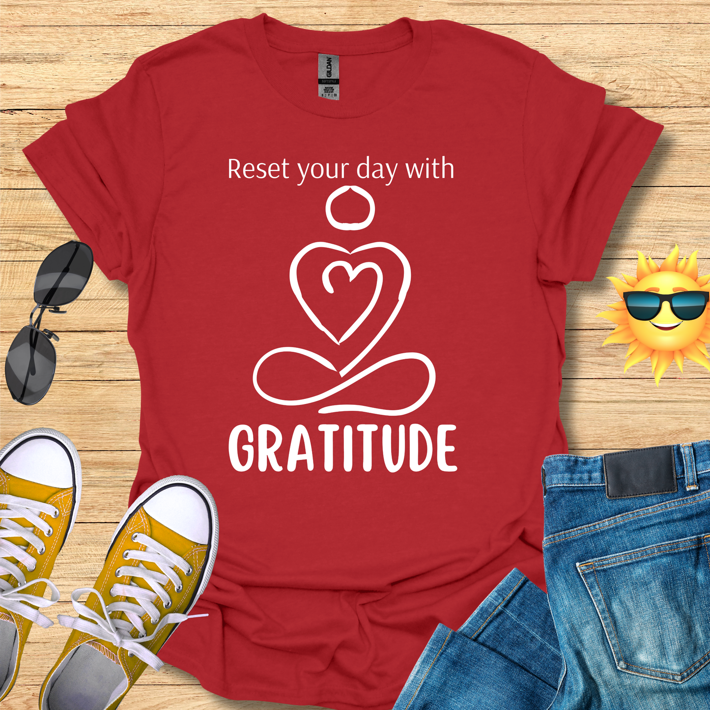Reset Your Day With Gratitude T-Shirt
