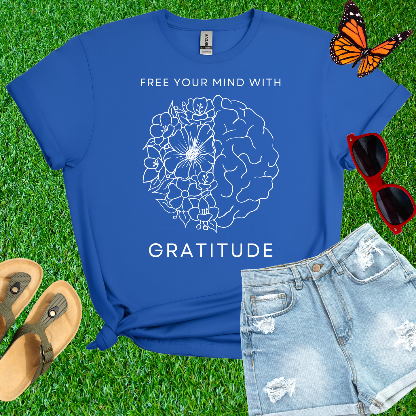 Free Your Mind With Gratitude T-Shirt