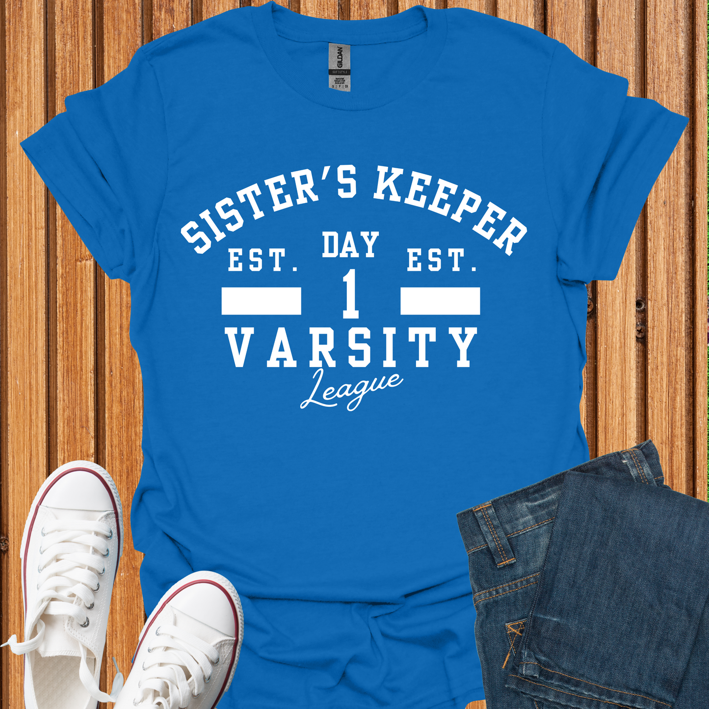 Sister's Keeper Varsity T-Shirt