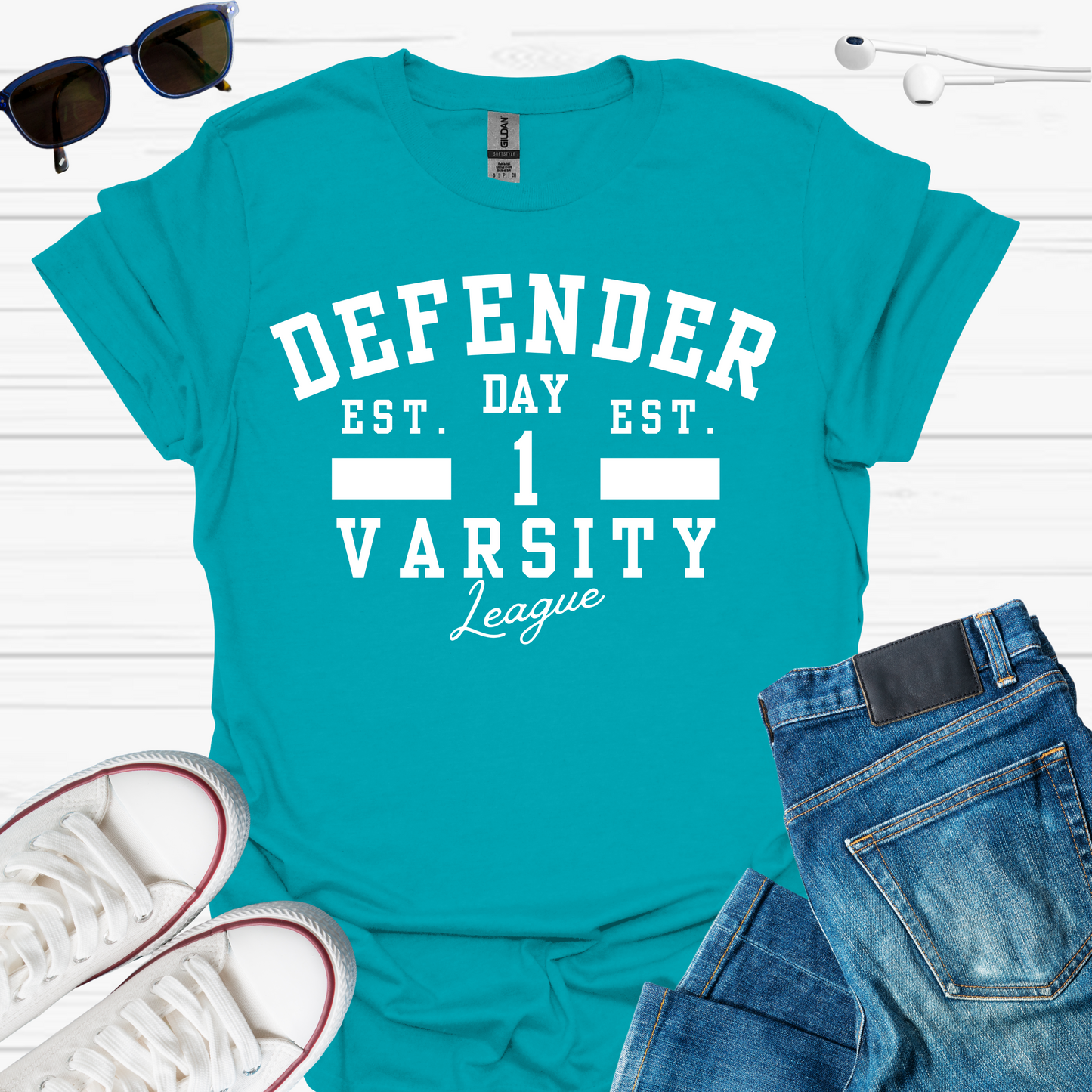 Defender Varsity T-Shirt