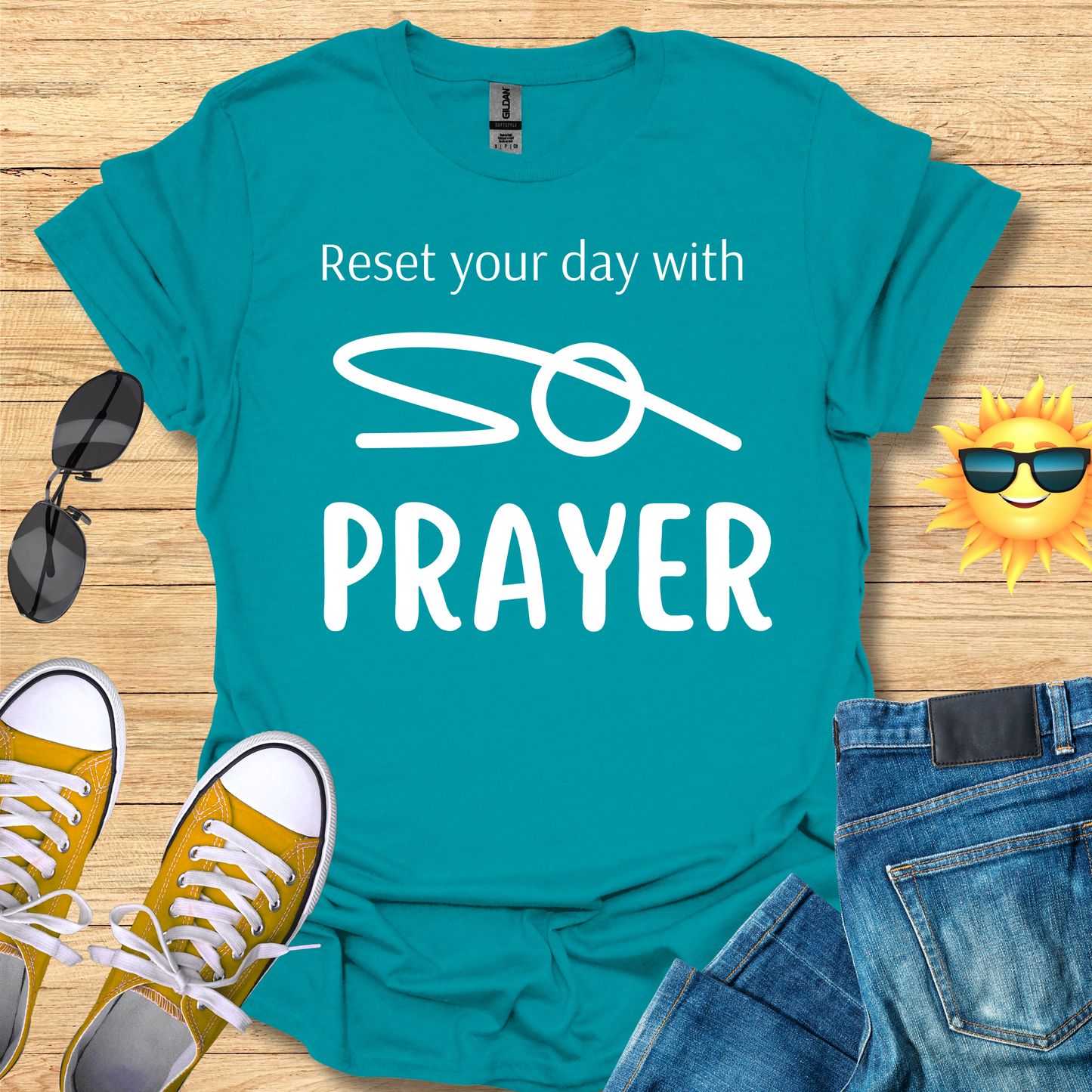 Reset Your Day With PRAYER T-Shirt