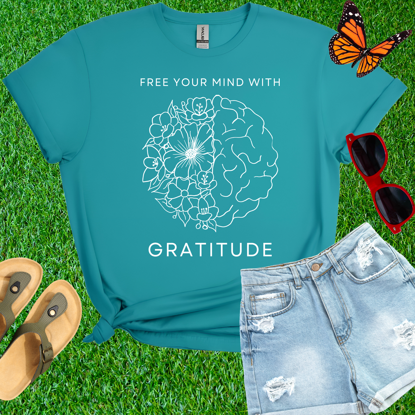 Free Your Mind With Gratitude T-Shirt