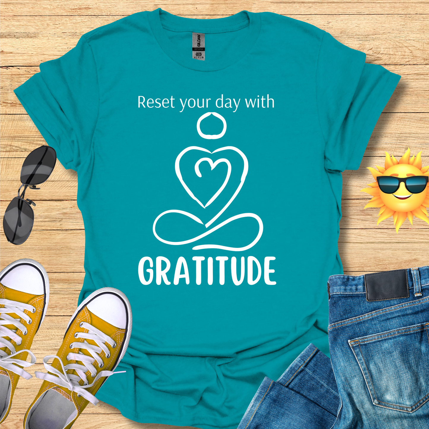 Reset Your Day With Gratitude T-Shirt