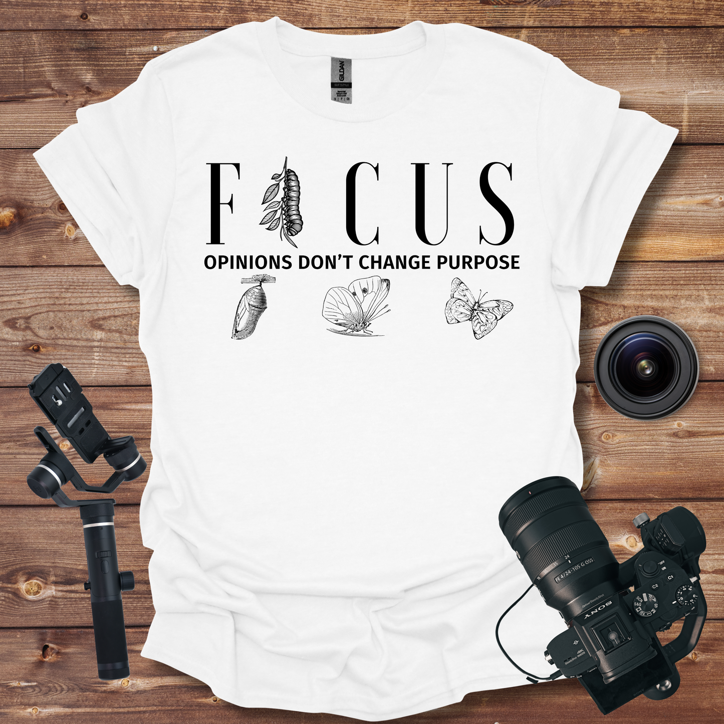 Focus - Butterfly Transformation T-Shirt