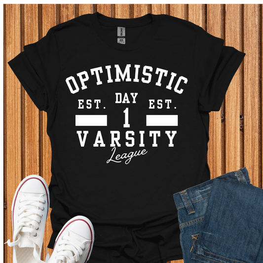 Optimistic Varsity T-Shirt