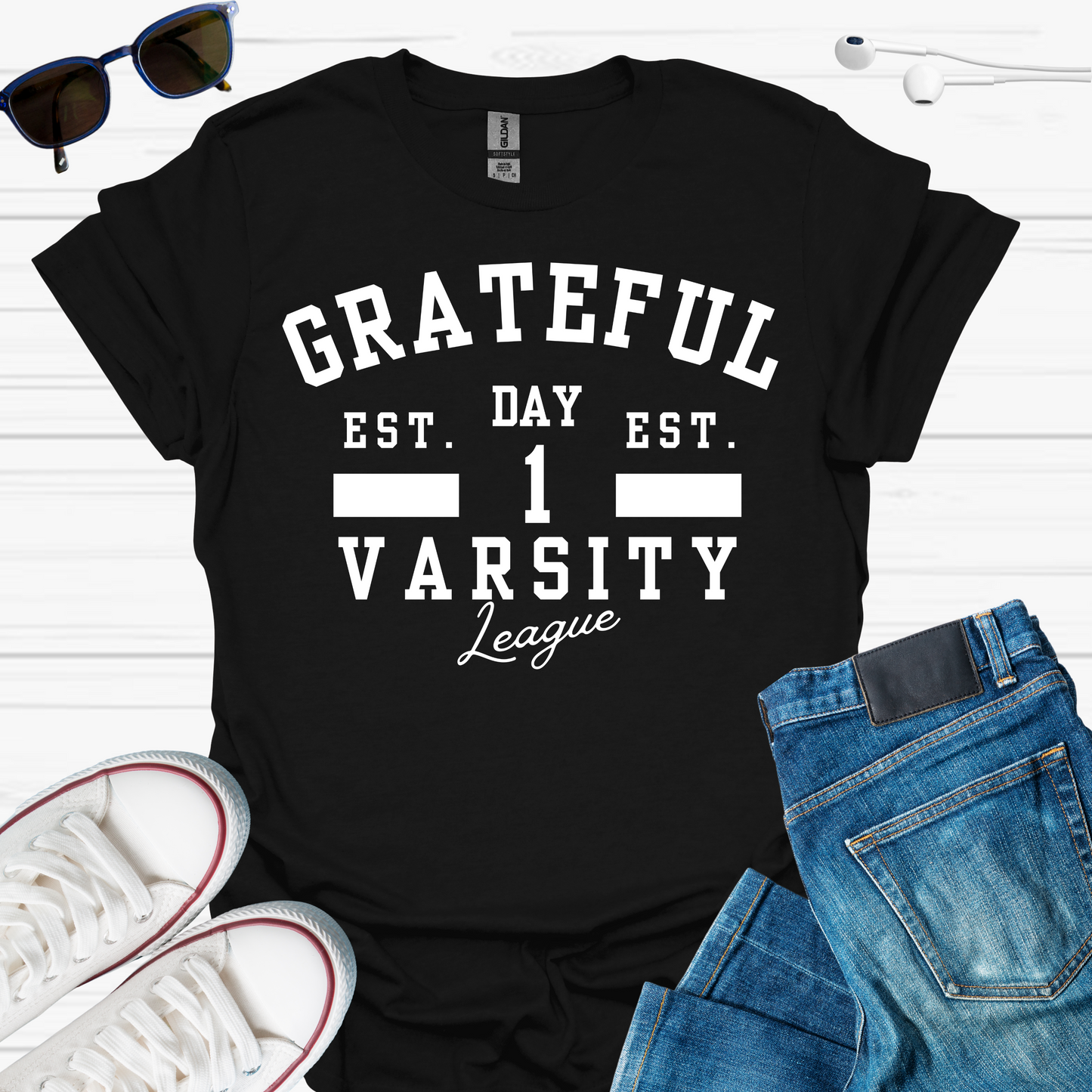 Grateful Varsity T-Shirt