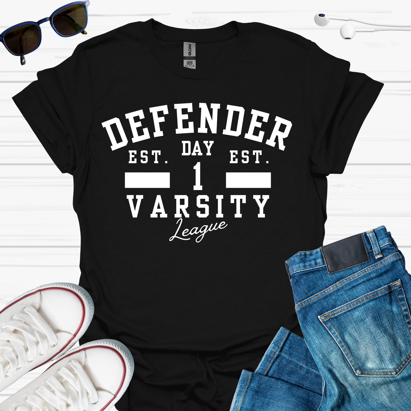 Defender Varsity T-Shirt