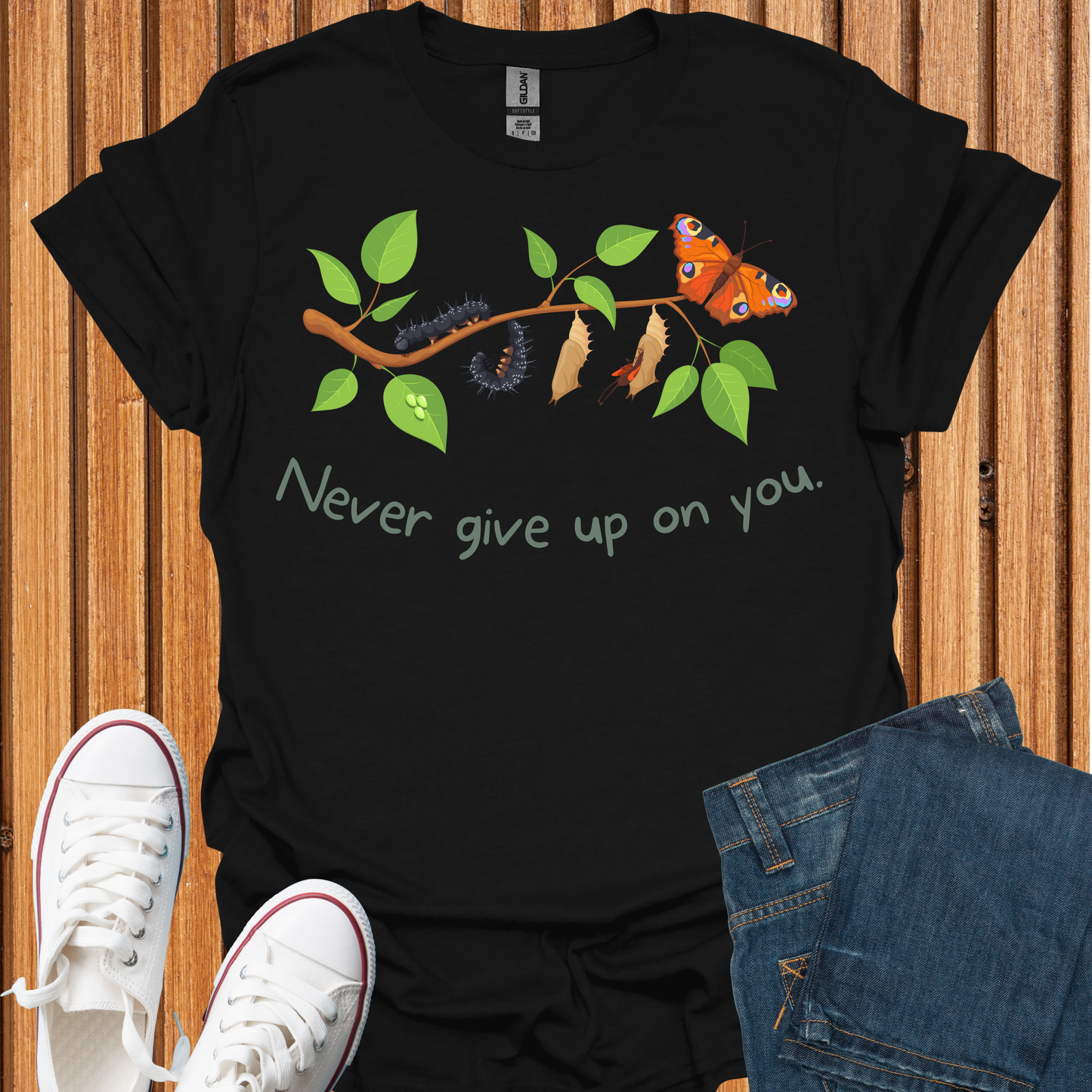 Never Give Up On You Butterfly T-Shirt