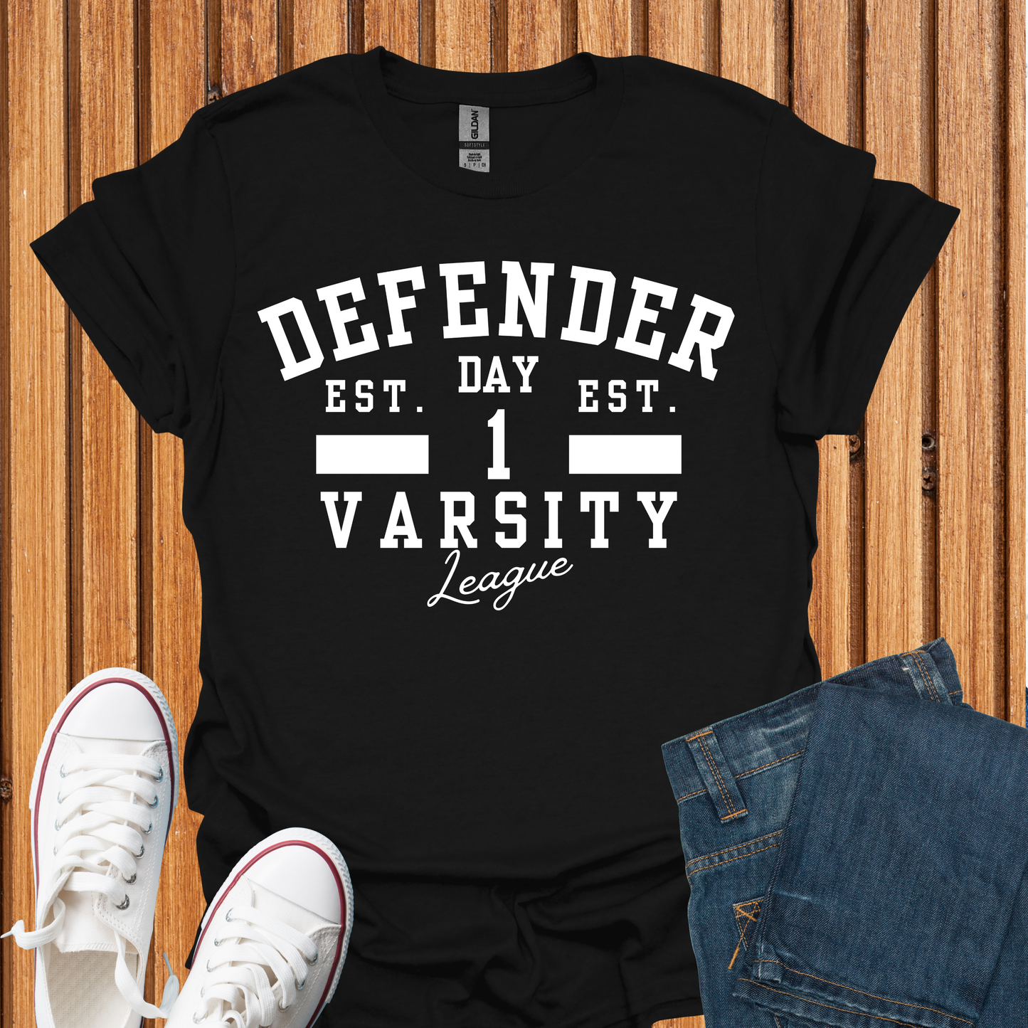 Defender Varsity T-Shirt