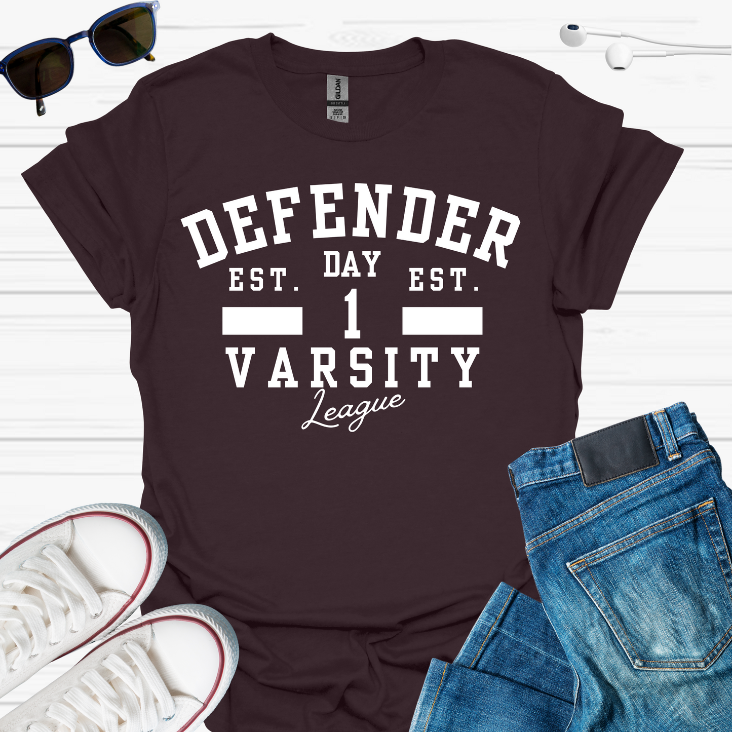 Defender Varsity T-Shirt