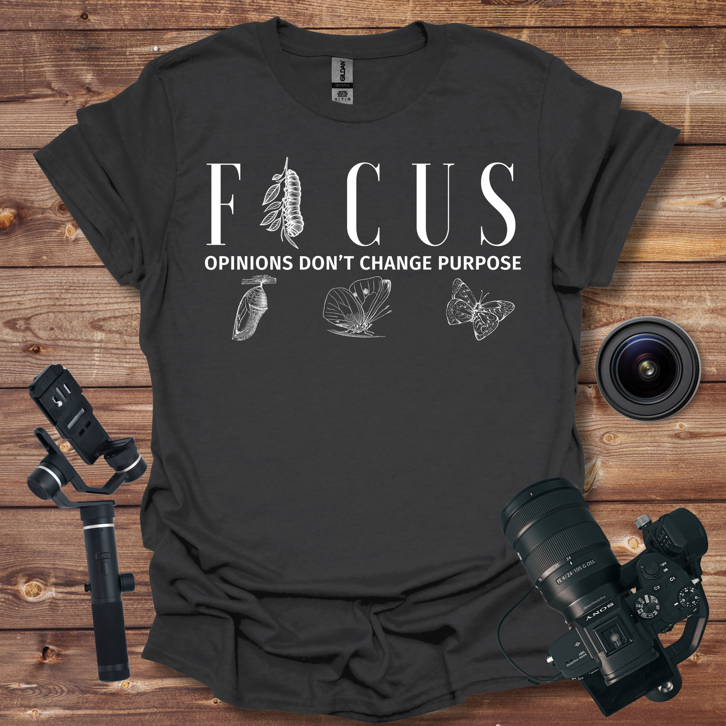 Focus - Butterfly Transformation T-Shirt