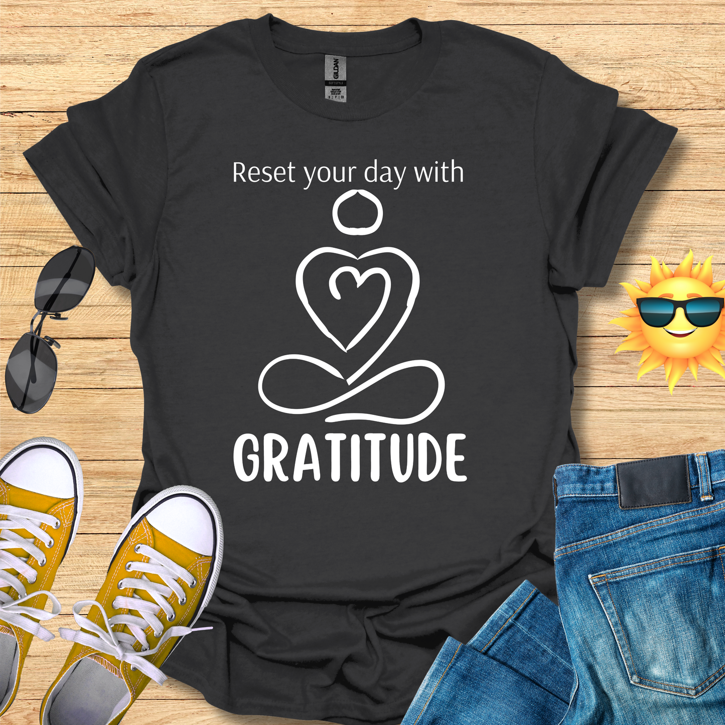 Reset Your Day With Gratitude T-Shirt