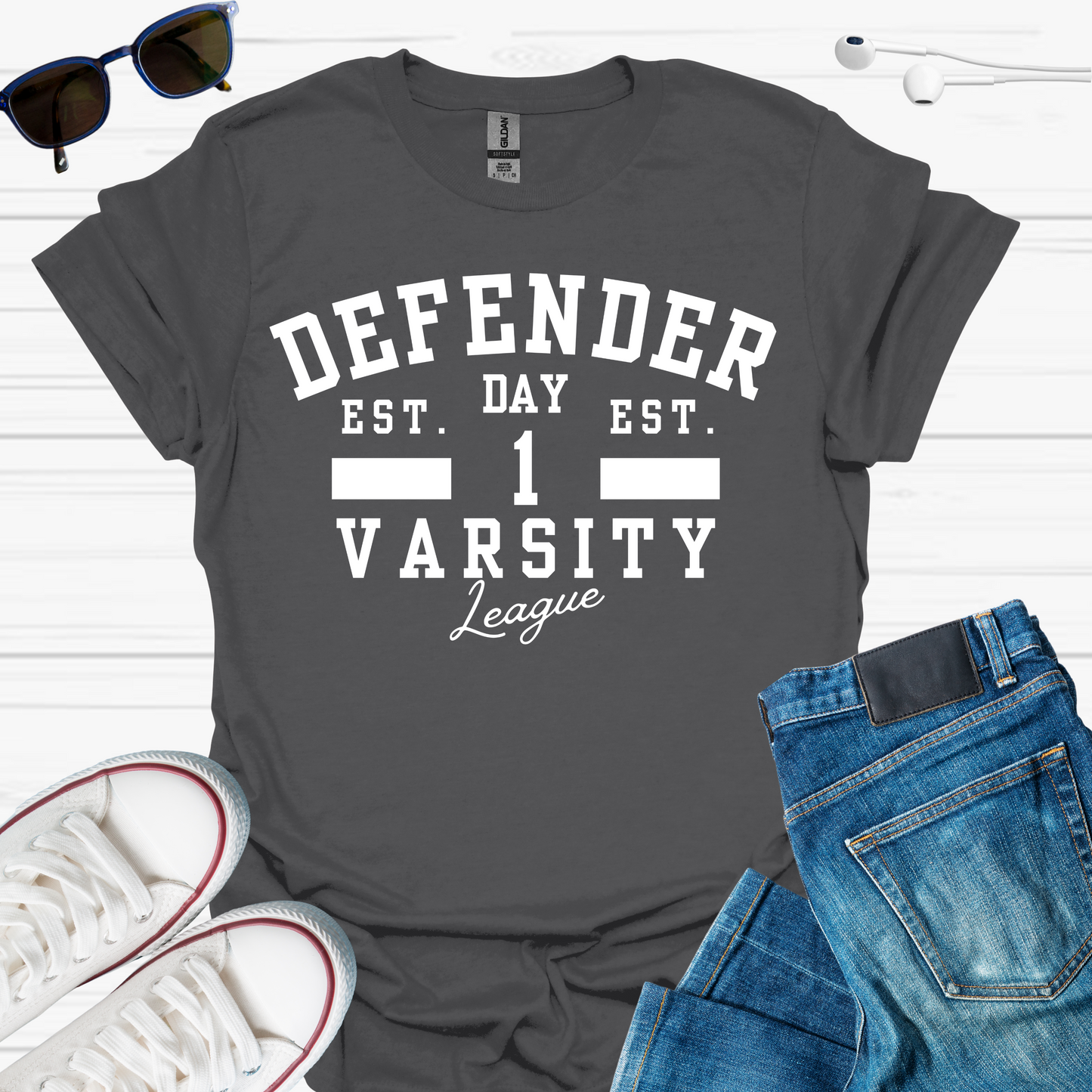 Defender Varsity T-Shirt