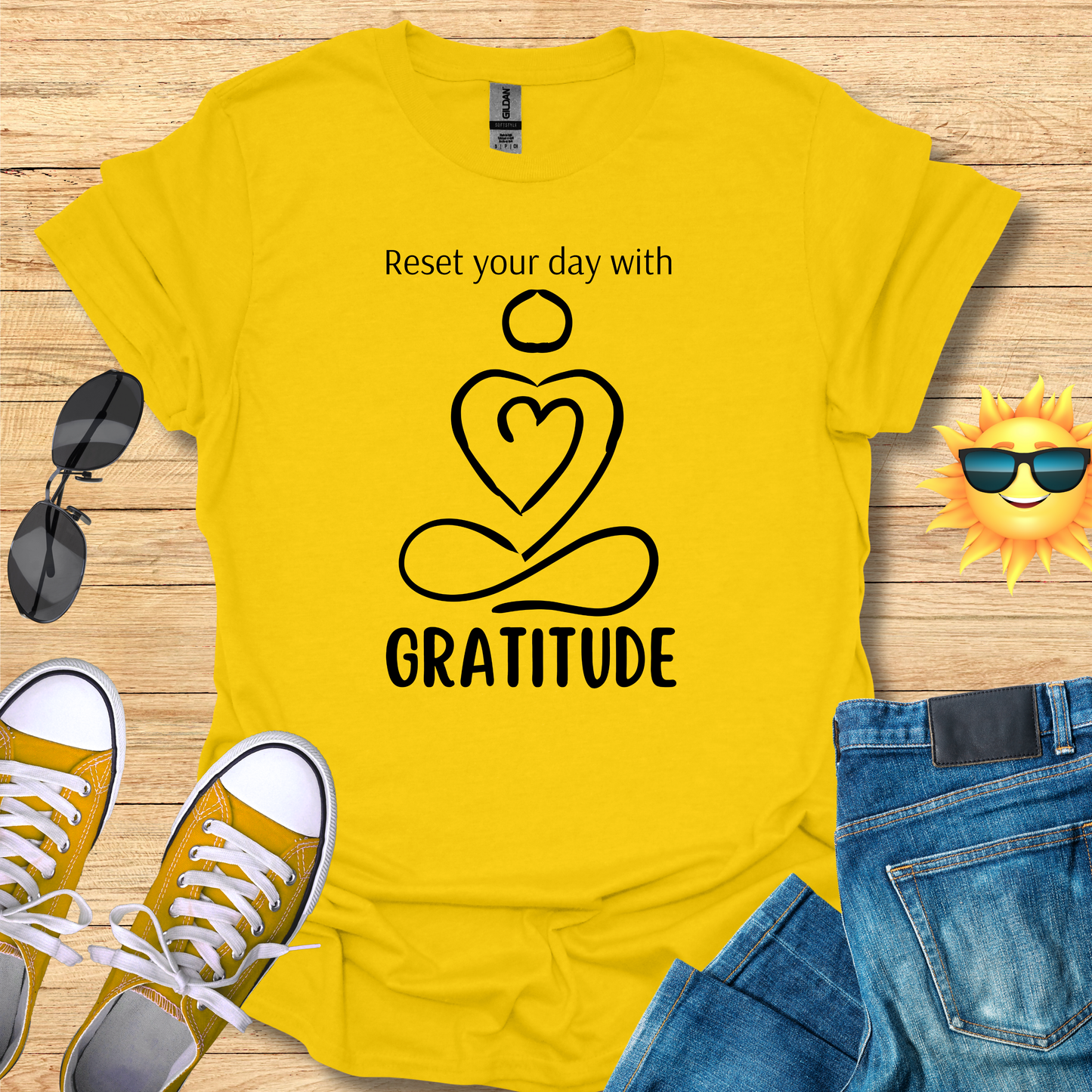 Reset Your Day With Gratitude T-Shirt