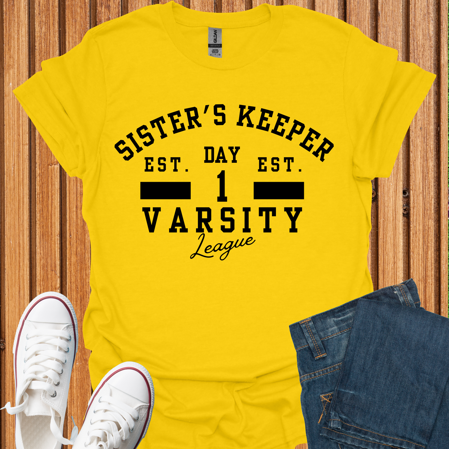 Sister's Keeper Varsity T-Shirt