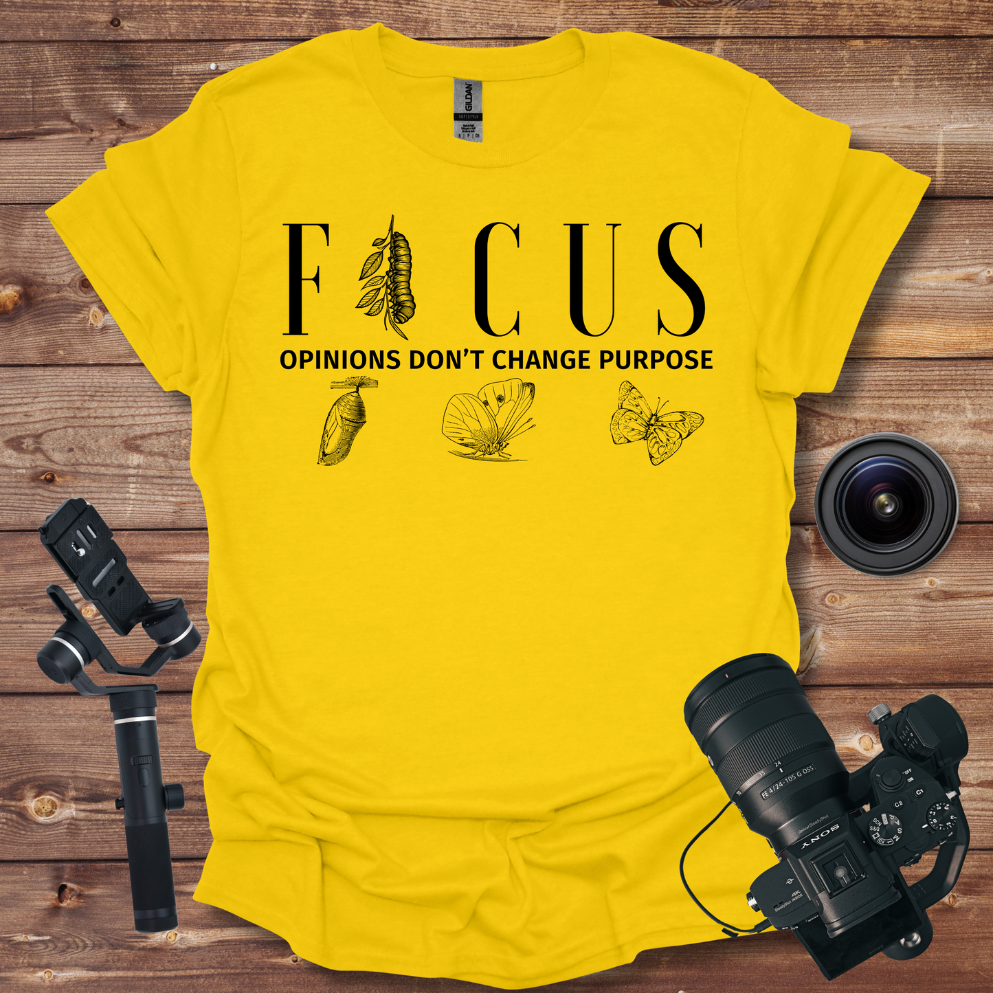 Focus - Butterfly Transformation T-Shirt