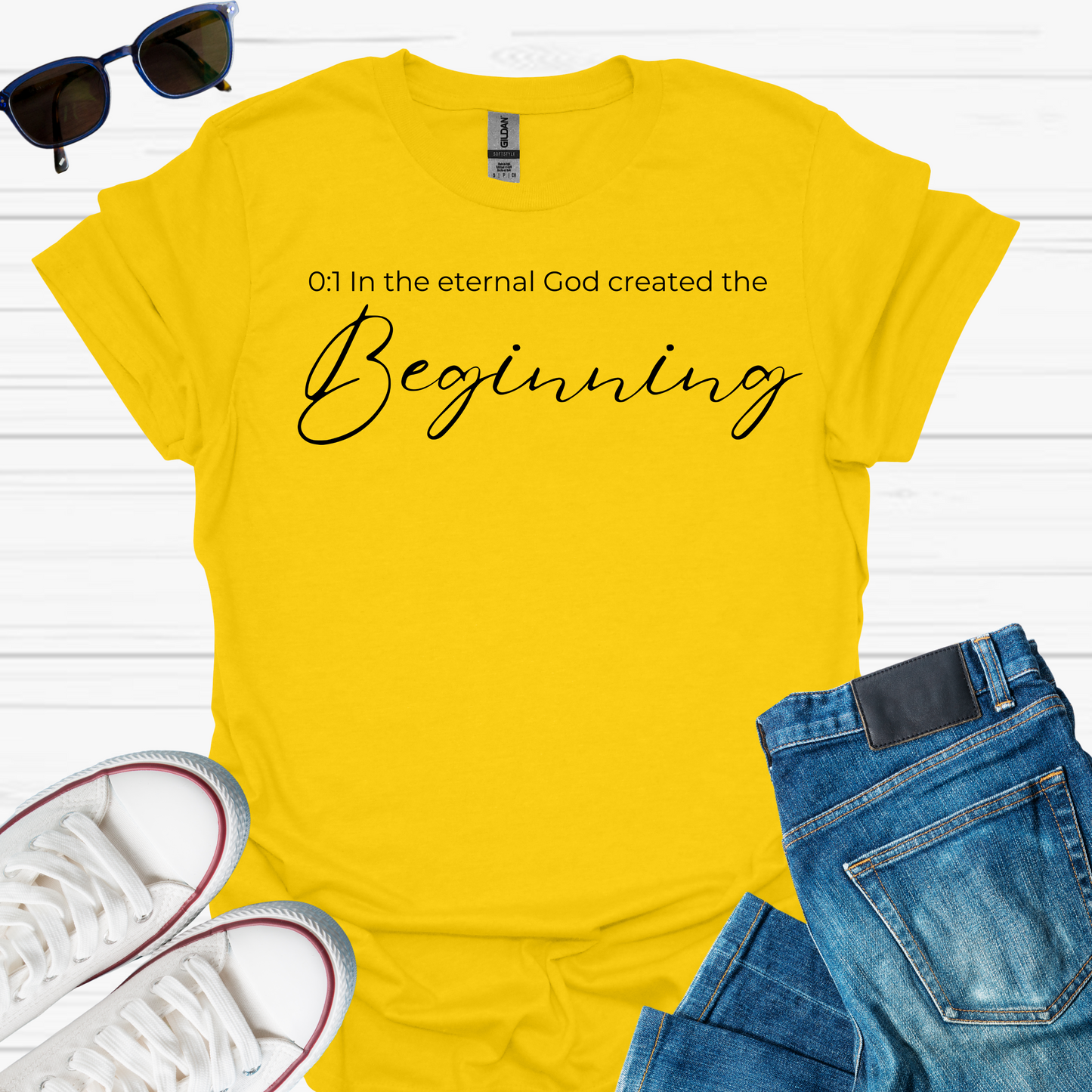 In The Eternal God Created The Beginning. T-Shirt