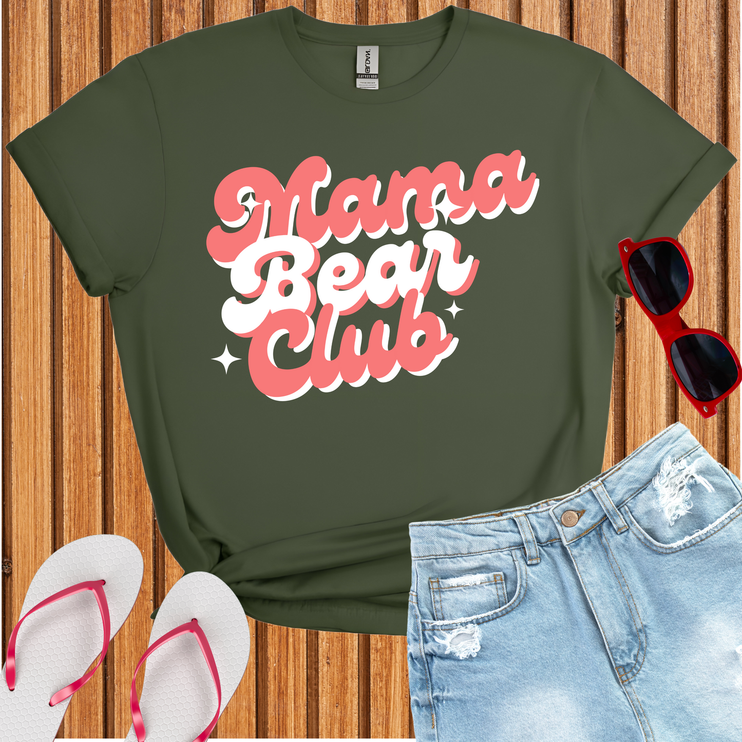 Mama Bear Club T-Shirt