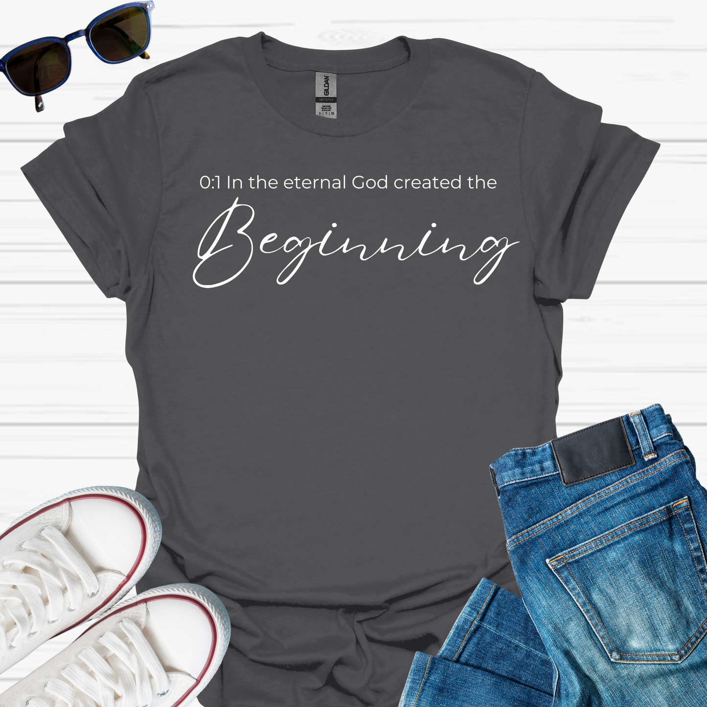 In The Eternal God Created The Beginning. T-Shirt