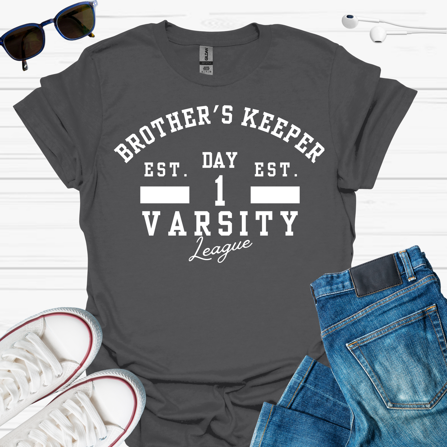 Brother's Keeper Varsity T-Shirt