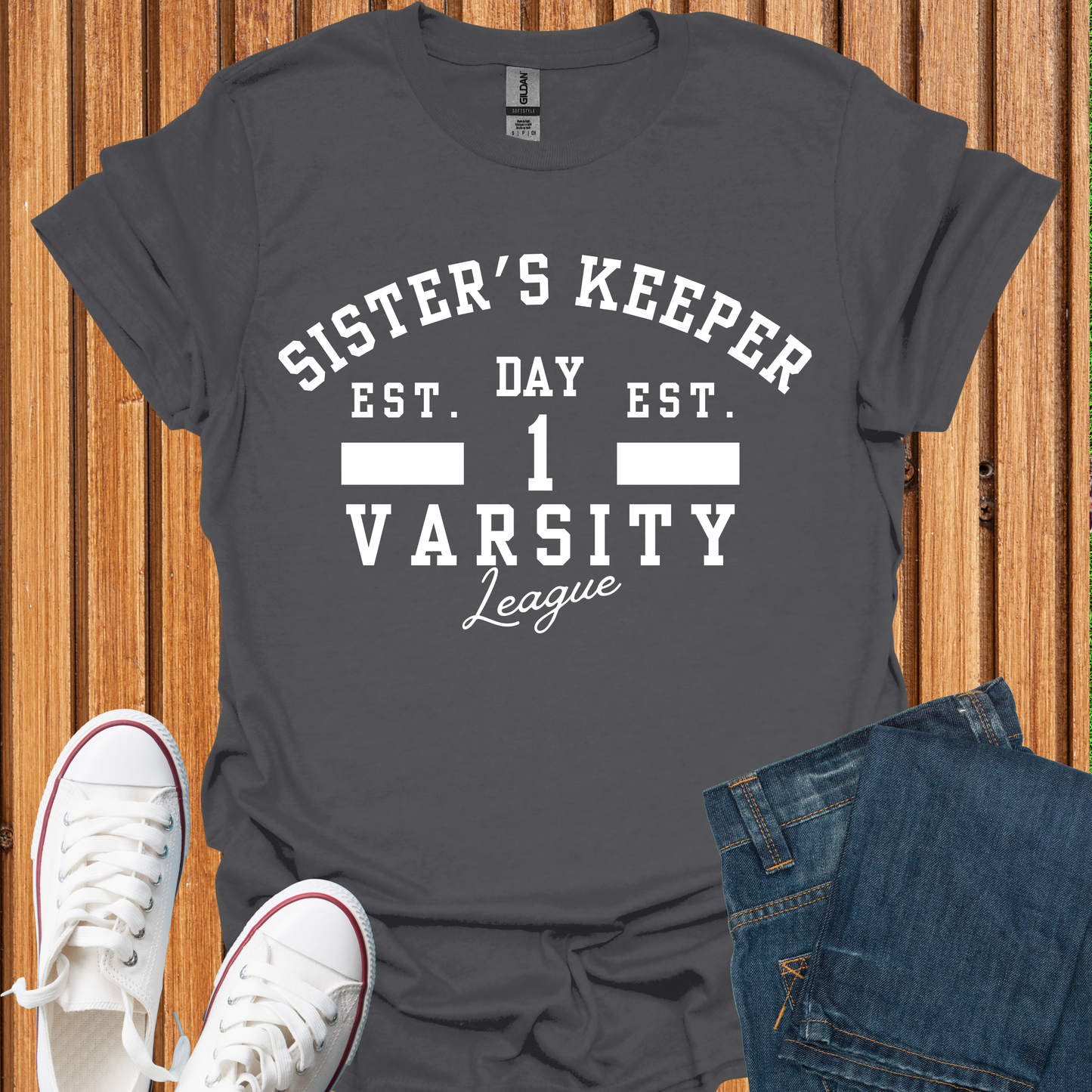 Sister's Keeper Varsity T-Shirt
