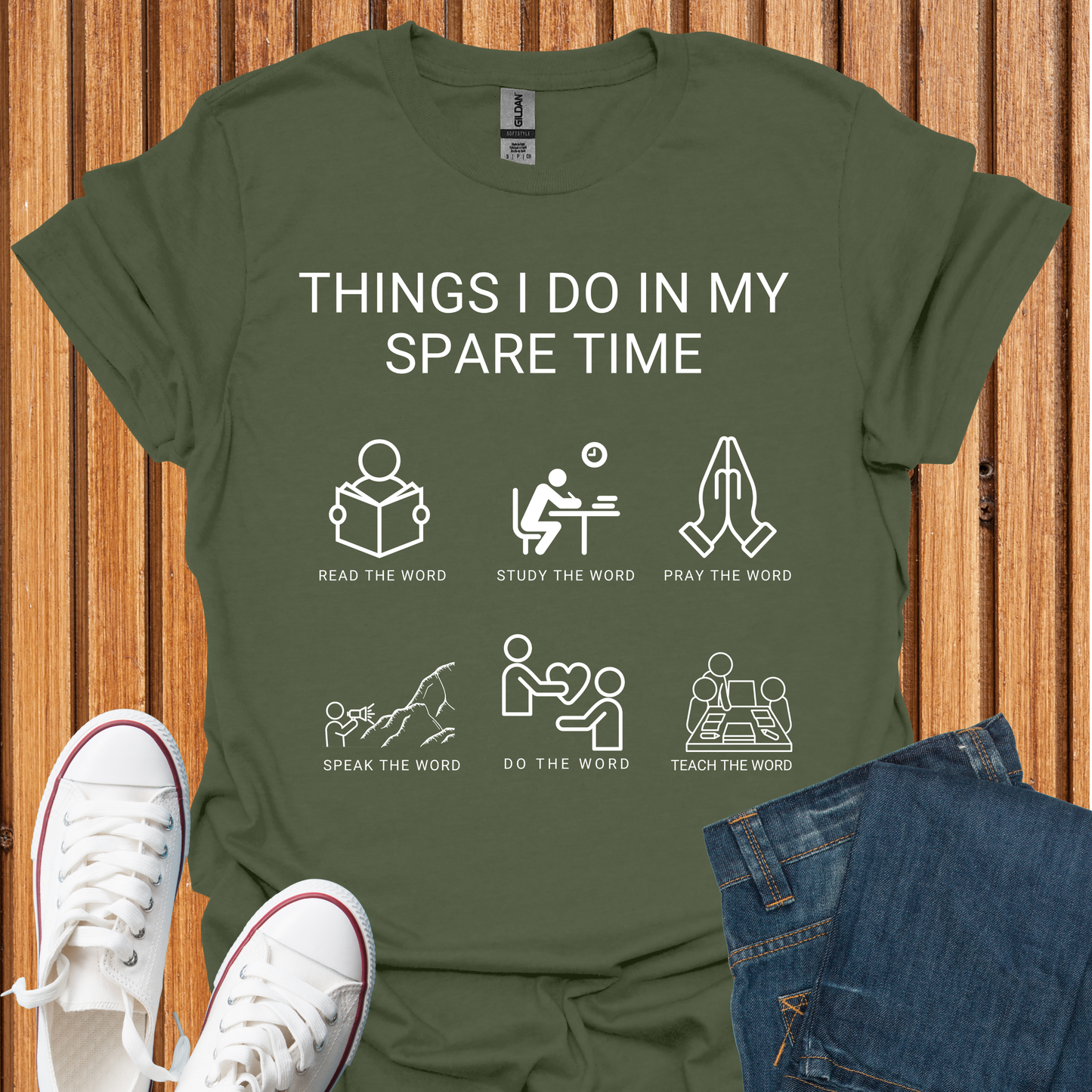 God's Word - Things I Do in My Spare Time T-Shirt