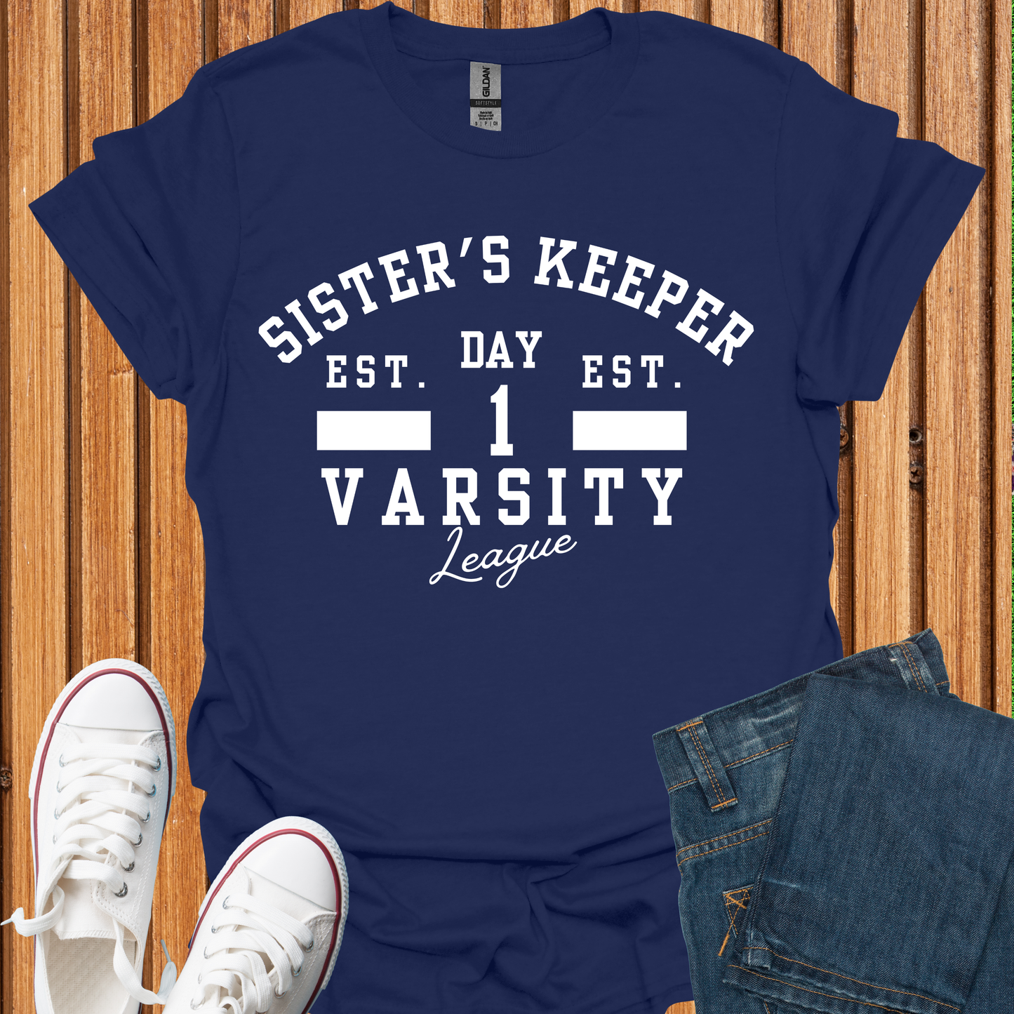 Sister's Keeper Varsity T-Shirt