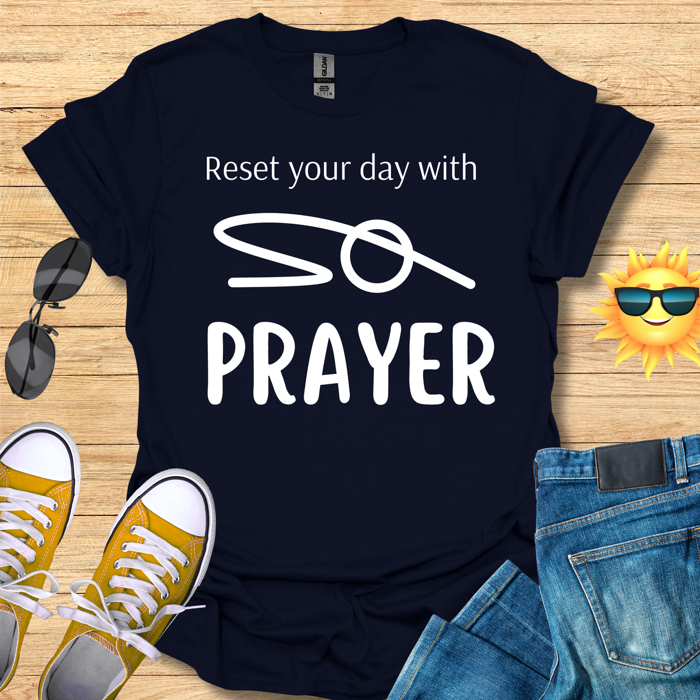 Reset Your Day With PRAYER T-Shirt