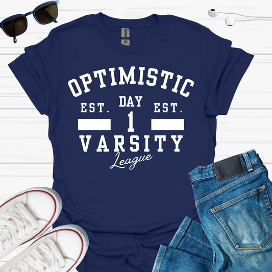 Optimistic Varsity T-Shirt