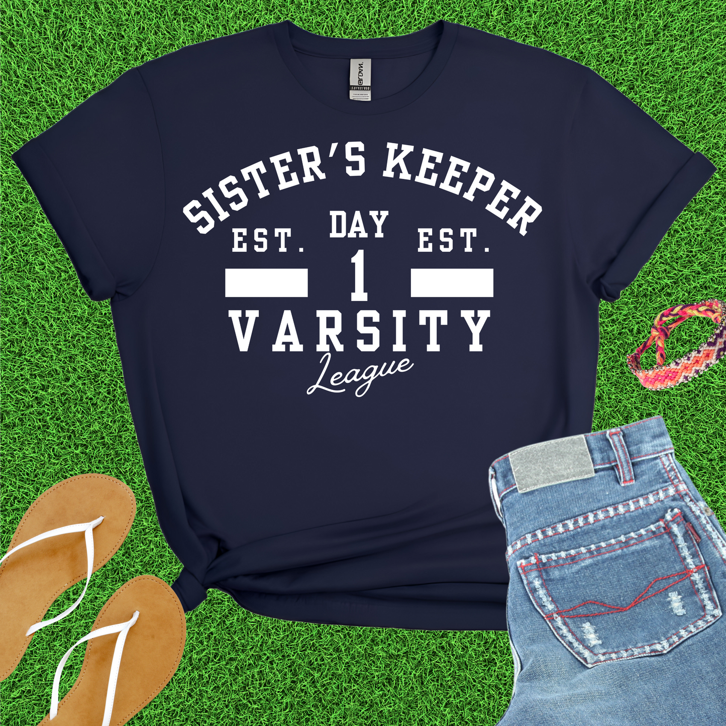 Sister's Keeper Varsity T-Shirt