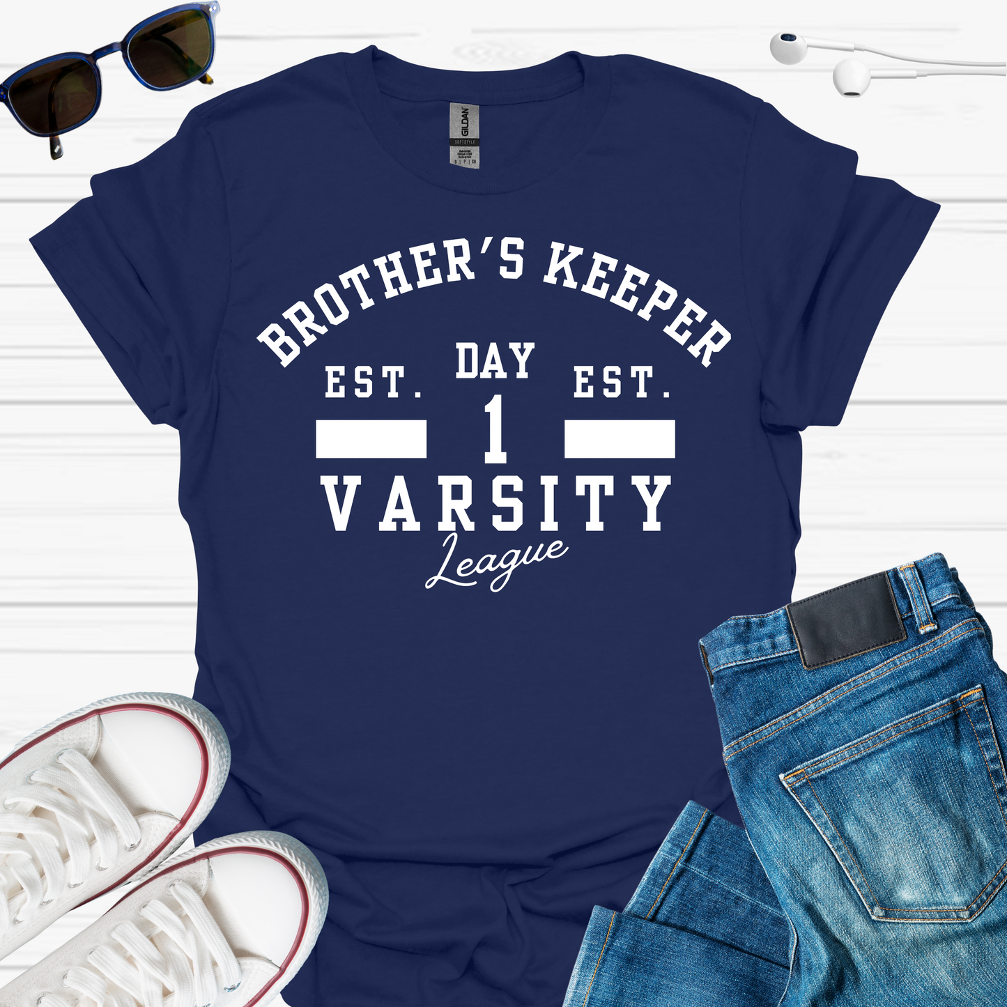 Brother's Keeper Varsity T-Shirt