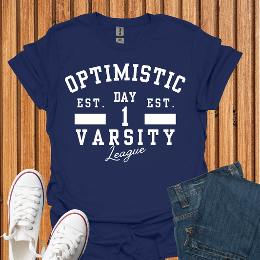 Optimistic Varsity T-Shirt
