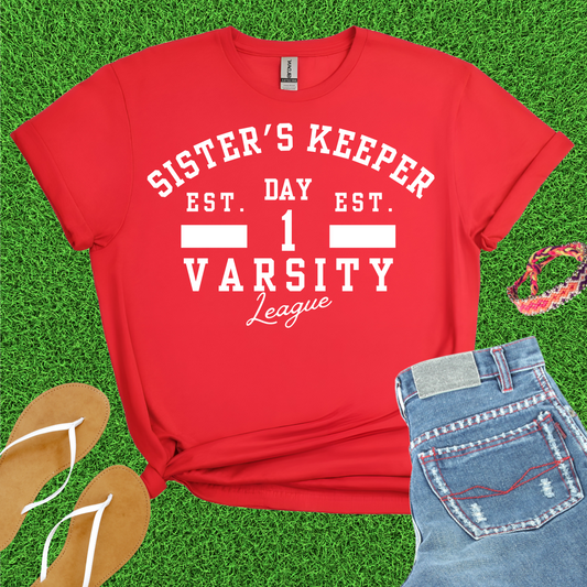 Sister's Keeper Varsity T-Shirt