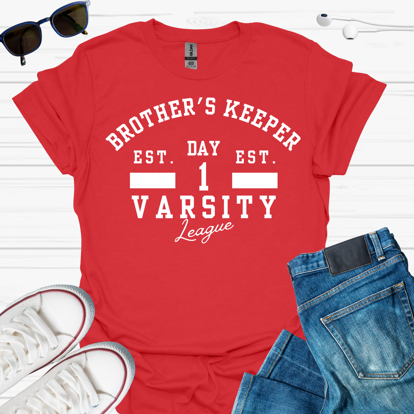 Brother's Keeper Varsity T-Shirt