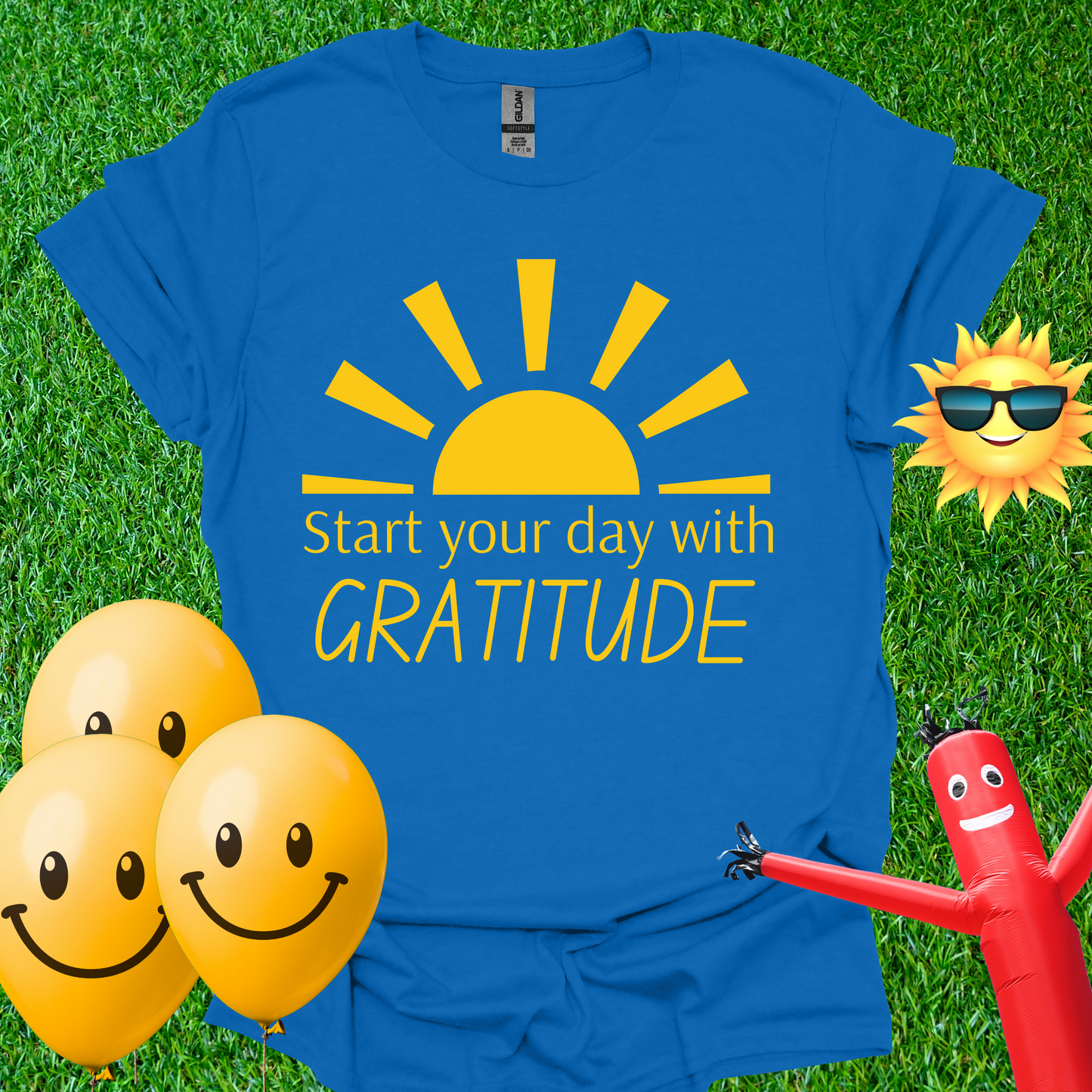 Start Your Day With Gratitude - Sun T-Shirt