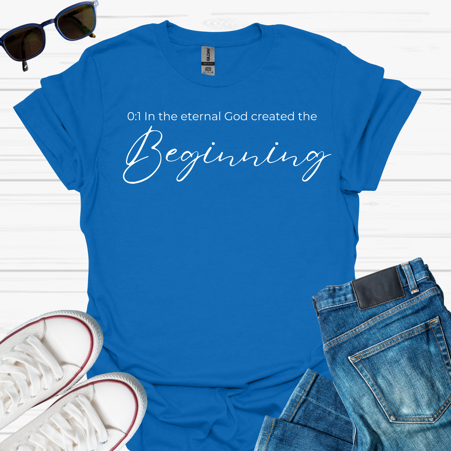 In The Eternal God Created The Beginning. T-Shirt