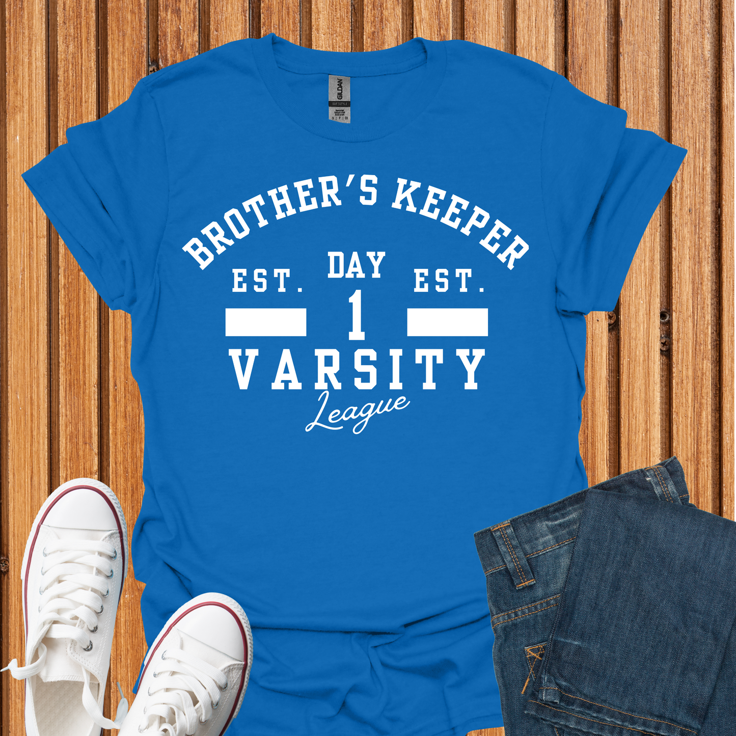 Brother's Keeper Varsity T-Shirt